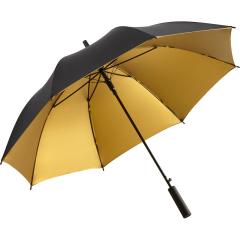 Regular umbrella FARE® Doubleface black/gold